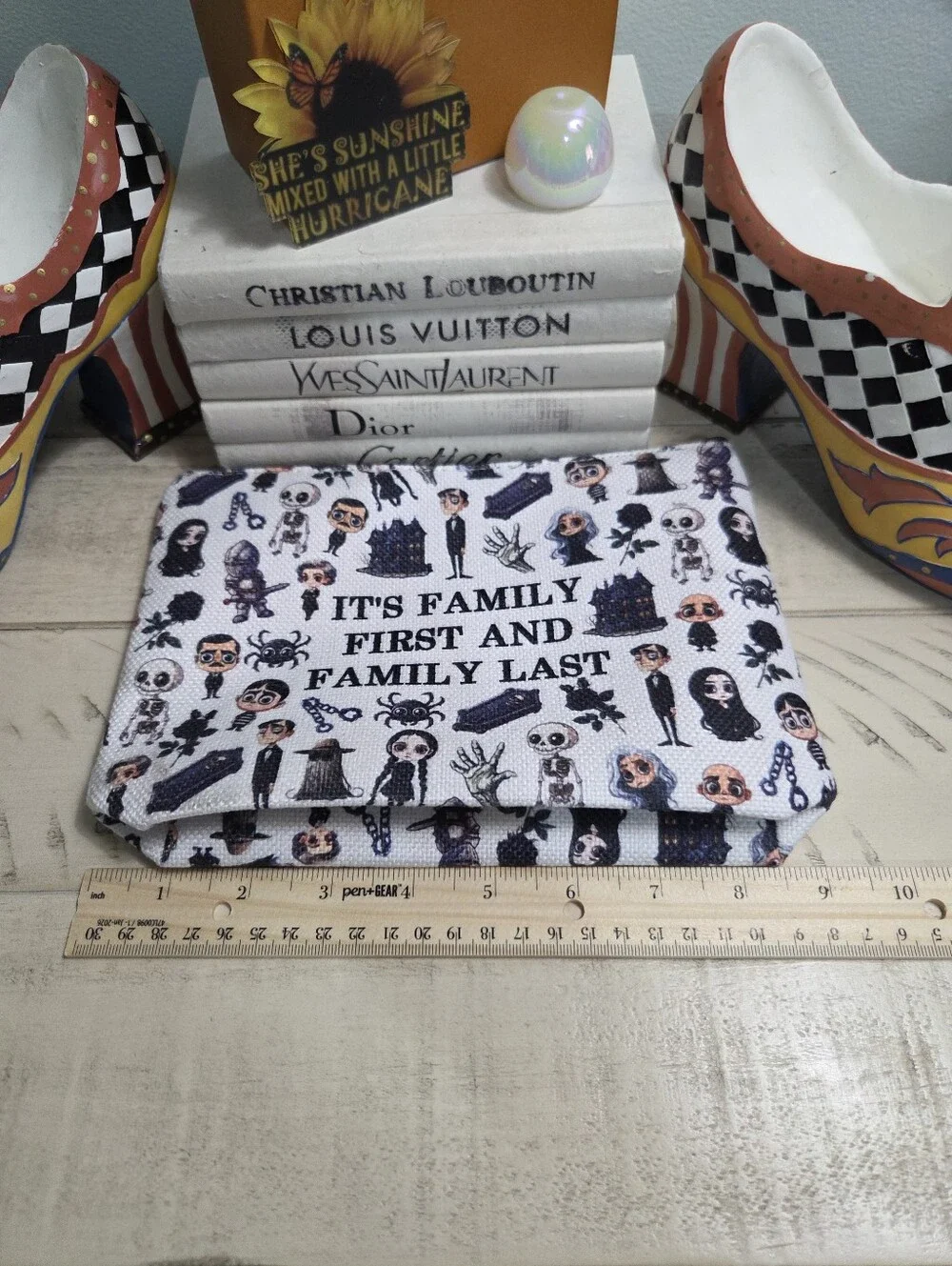 Addams Family Broadway Musical Pouch Bundle W/ Pens & Sticky Notes, NEW